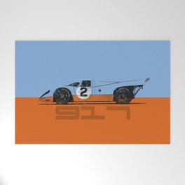 Vintage Le Mans race car livery design - 917 Welcome Mat