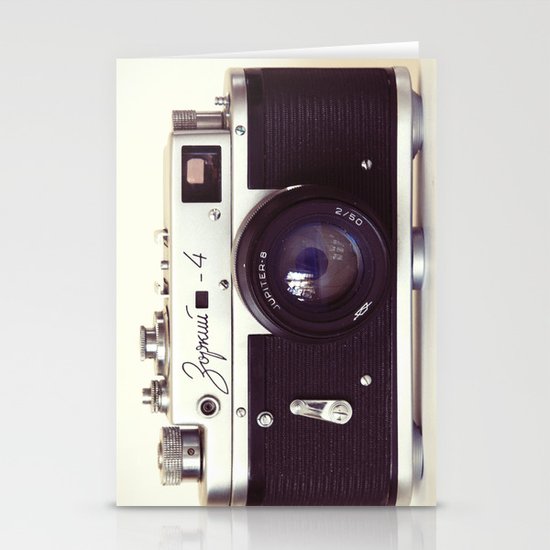 Zorki vintage camera Stationery Cards