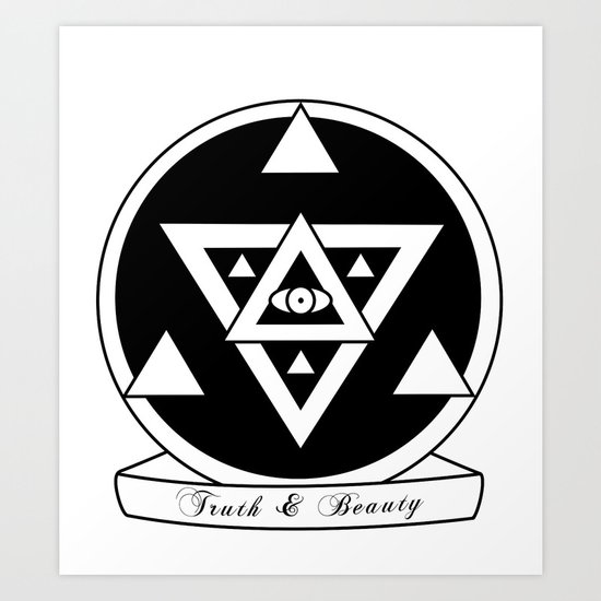 Truth and Beauty Art Print