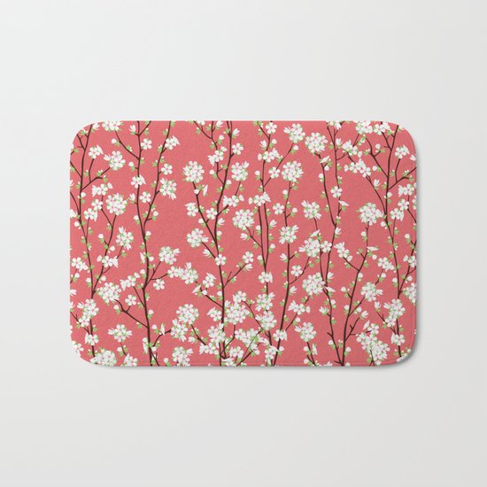 Go Orient Cherry Blossoms Bath Mat