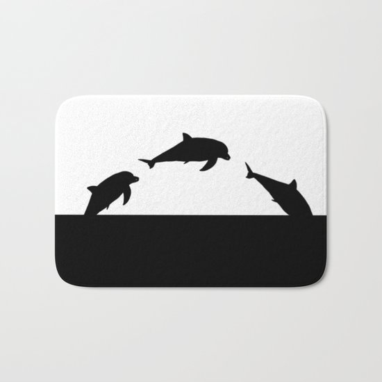 Dolfin Jumps Bath Mat
