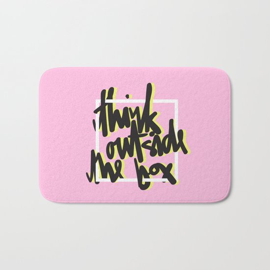 Think Outside The Box Bath Mat