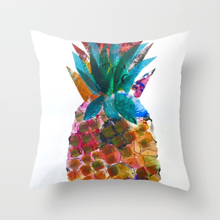 Pineapple throw pillows best sale