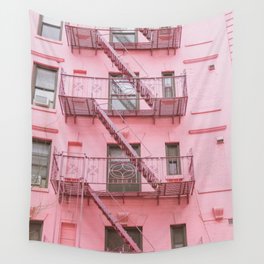 Pink Soho NYC Wall Tapestry