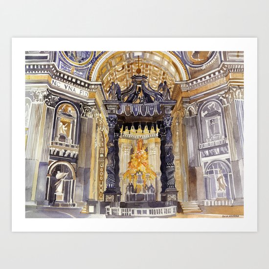 Saint Peter interior Art Print