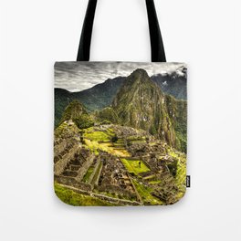 Machu Picchu Hi-Res HDR landscape Peru Tote Bag