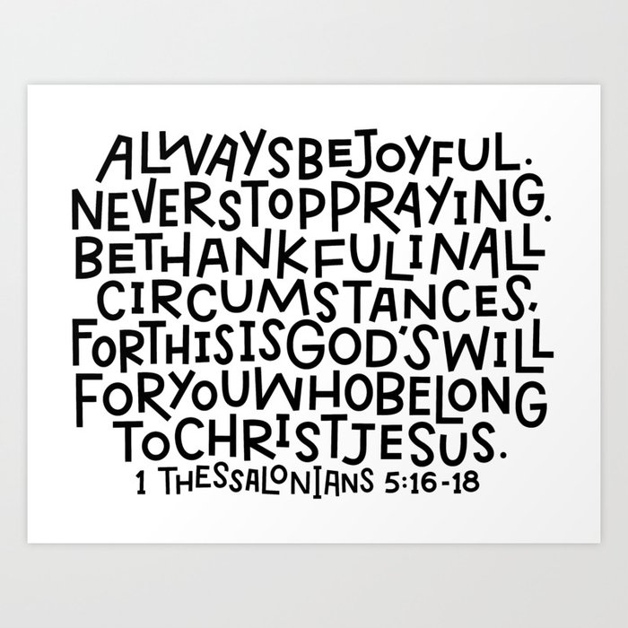 すごい 2 Thessalonians 5 16 18