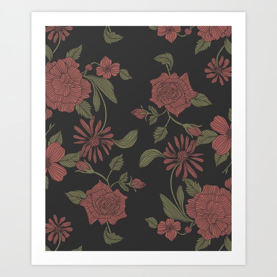 Flora Art Print