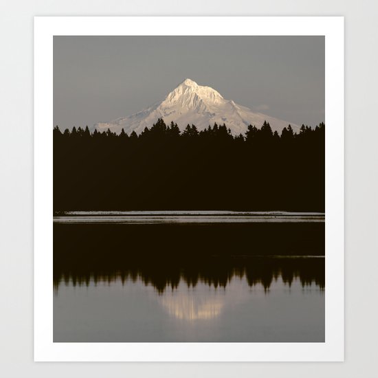 Mount Hood Reflection Art Print