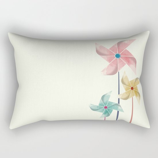 Pinwheels Rectangular Pillow