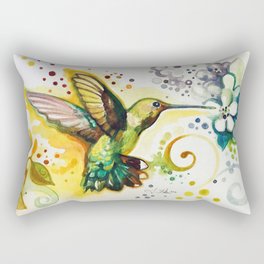 Hummingbird by Laura Zollar Rectangular Pillow