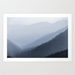 Blue Mountain Fog Art Print