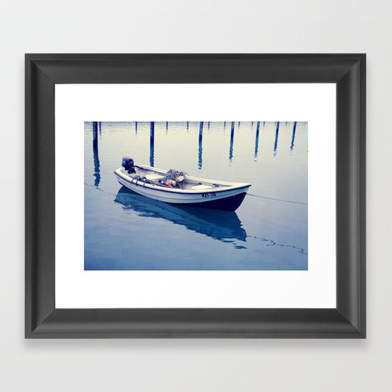time for silence Framed Art Print