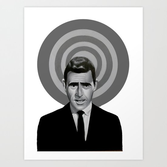 Rod Serling Art Print