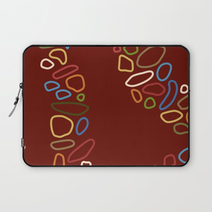 Color stones line path collection 4 Laptop Sleeve