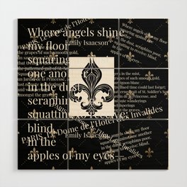 Fleur-de-lis 1 Wood Wall Art