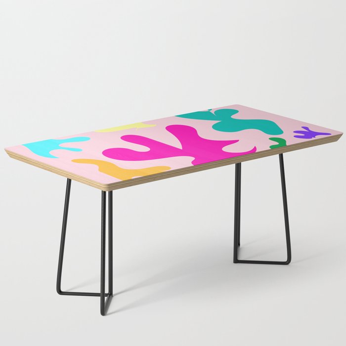 19 Henri Matisse Inspired 220527 Abstract Shapes Organic Valourine Original Coffee Table
