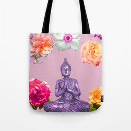 Lavender Buddha Tote Bag