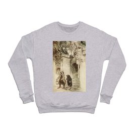 Wind in the Willows badger and mole Crewneck Sweatshirt