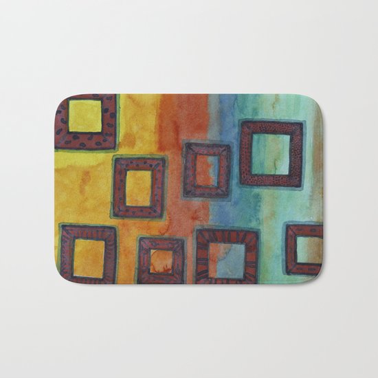 Gorgeous View through several Frames Bath Mat