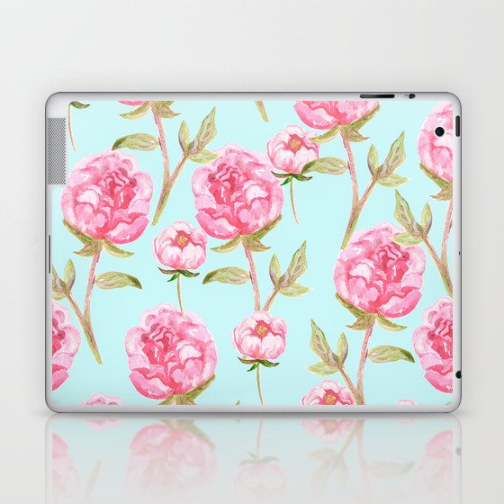 Pink Peonies Laptop & iPad Skin