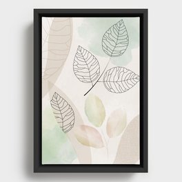 Watercolor Framed Canvas