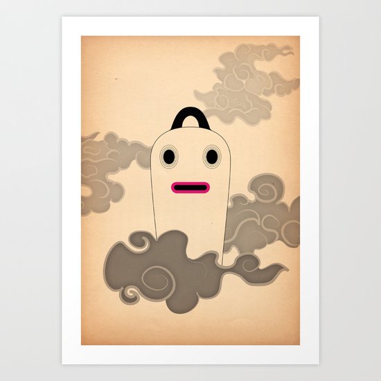 t e s t a t r a l e n u v o l e Art Print