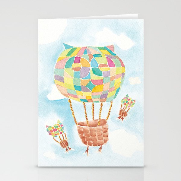 air owl Stationery Cards