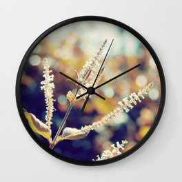I sit in my garden, gazing upon a beauty that cannot gaze upon itself.   Wall Clock