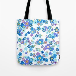 Field of forget-me-nots Tote Bag