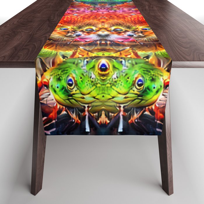 Creature Forest Table Runner