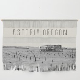 Astoria Orgegon and the Columbia River Gorge | Minimalist Travel Photography Wall Hanging