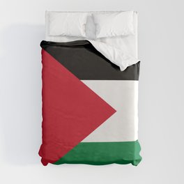 Flag of Palestine Duvet Cover