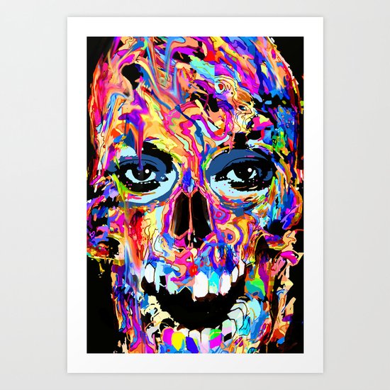 Balzak Skull Art Print