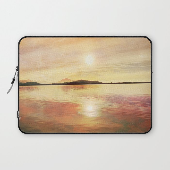 Sunset over the Lake Laptop Sleeve