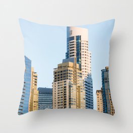Argentina Photography - Tall Skyscrapers In Puerto Madero Buenos Aires Throw Pillow