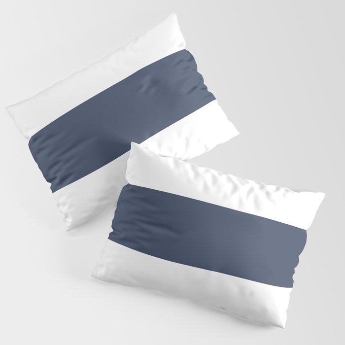 Blue Rugby Striped Art Pillow Sham