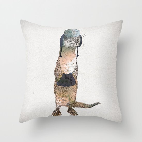 Otter Throw Pillow