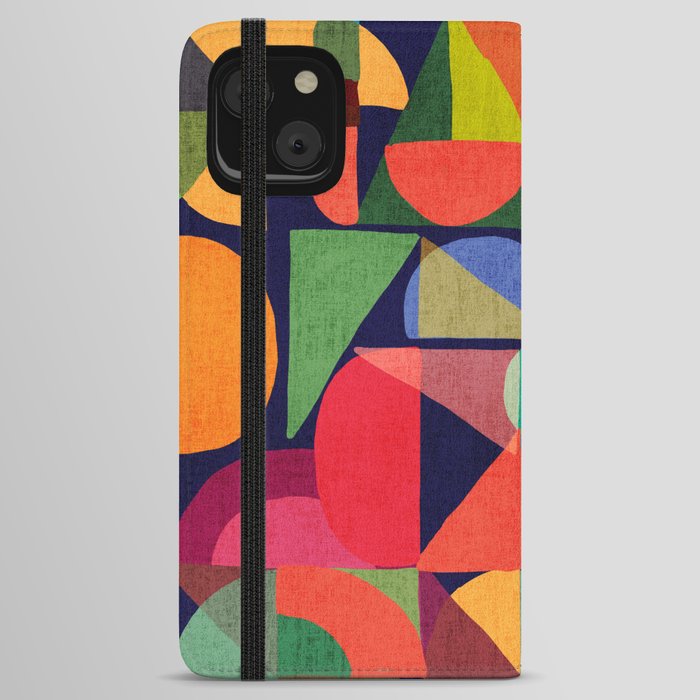 Color Blocks iPhone Wallet Case