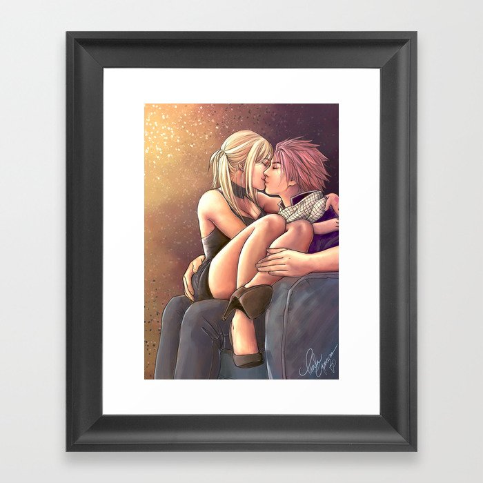 To be young and in love Framed Art Print