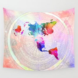 Flat Earth Wall Tapestry