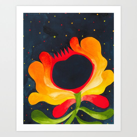 Night blossom Art Print