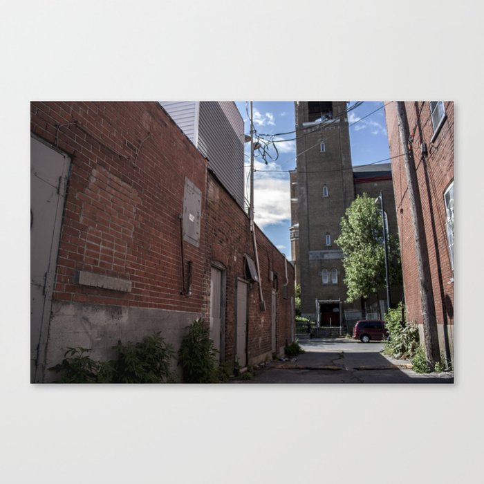 Montreal Alley Canvas Print
