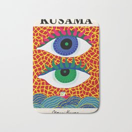 Kusama Bath Mat | Vintage, Vangogh, Kusama, Night, Matisse, Graphicdesign, Multicolor, Dots, Yayoi, Japan 
