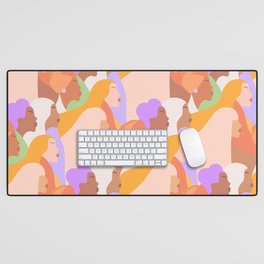 Girl Power - Diversity in Colour - Pattern Desk Mat