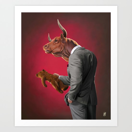 Bull Art Print