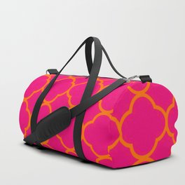 Quatrefoil Pattern 12 Duffle Bag