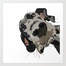 Great Dane Art Prints For Any Decor Style Society6