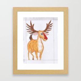 Rudolph the Red-Nosed Reindeer Framed Art Print
