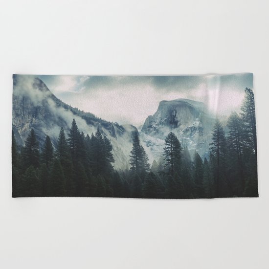Cross Mountains II Beach Towel